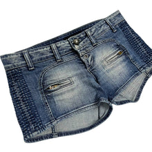 Load image into Gallery viewer, Women&#39;s Guess Denim Micro Shorts - Size S
