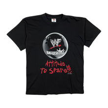 Load image into Gallery viewer, 1999 WWF Bowlerama Attitude To Spare Wrestling Tee - Size L
