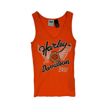 Load image into Gallery viewer, Women&#39;s Harley-Davidson Ribbed Rhinestone Stretch Tank - Size S
