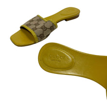 Load image into Gallery viewer, Gucci GG Monogram Slide Sandals - Size 37.5C
