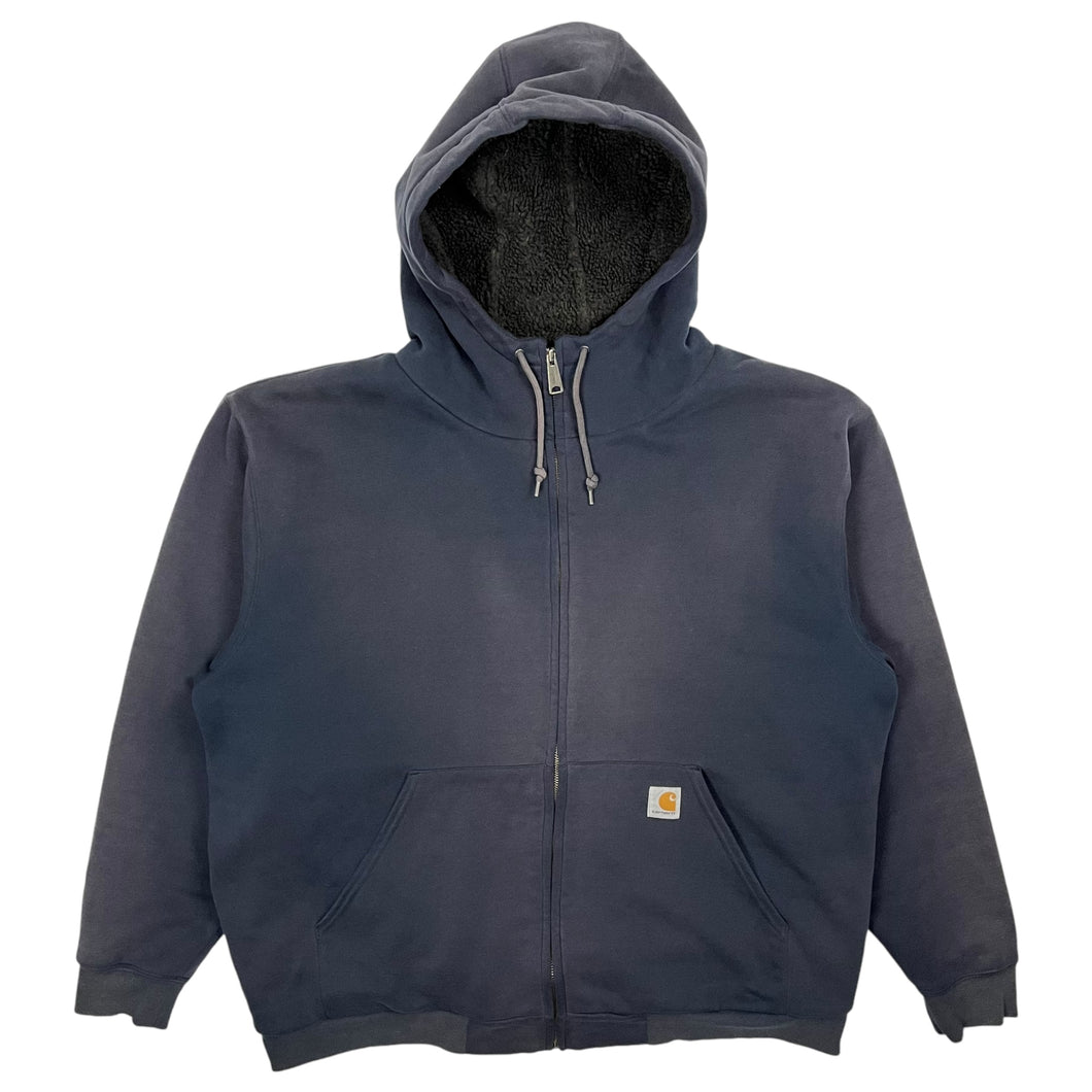 Sunbaked Carhartt Heavyweight Sherpa Lined Hooded Jacket - Size XL