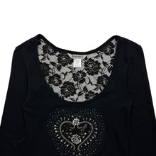 Load image into Gallery viewer, Women&#39;s Parasuco Embellished Mesh-Back Rose Long Sleeve - Size M
