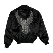Load image into Gallery viewer, Women's Harley-Davidson Satin Eagle Bomber Jacket - Size S/M

