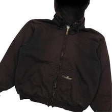 Load image into Gallery viewer, Sun Baked Carhartt Thermal Lined Zip Up Hoodie - Size L
