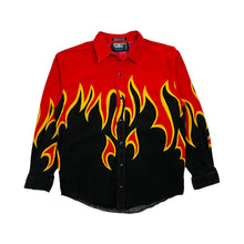 Load image into Gallery viewer, Brooks &amp; Dunn By Panhandle Slim Flame Western Button Up Shirt - Size XS
