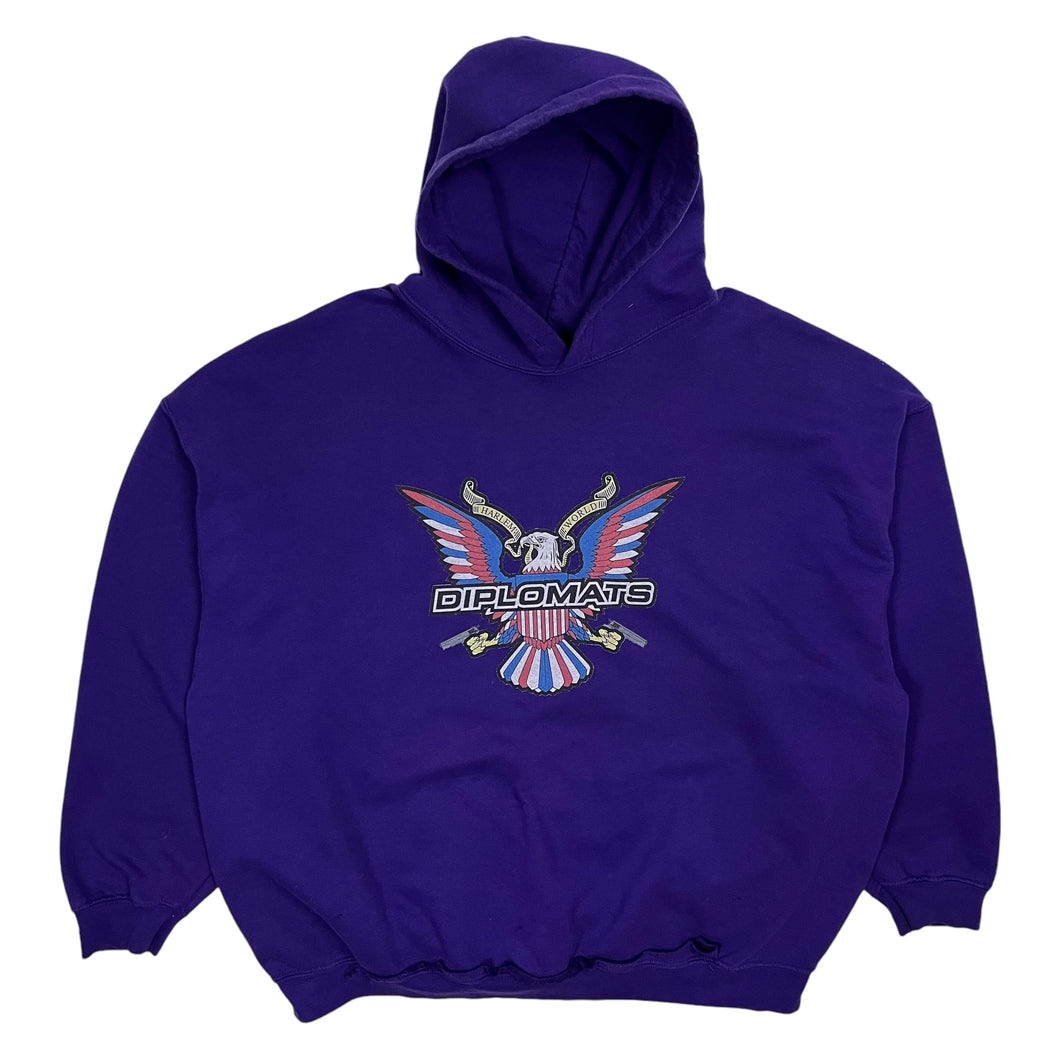 Diplomats Harlem World Eagle Logo Pullover Hoodie - Size XL