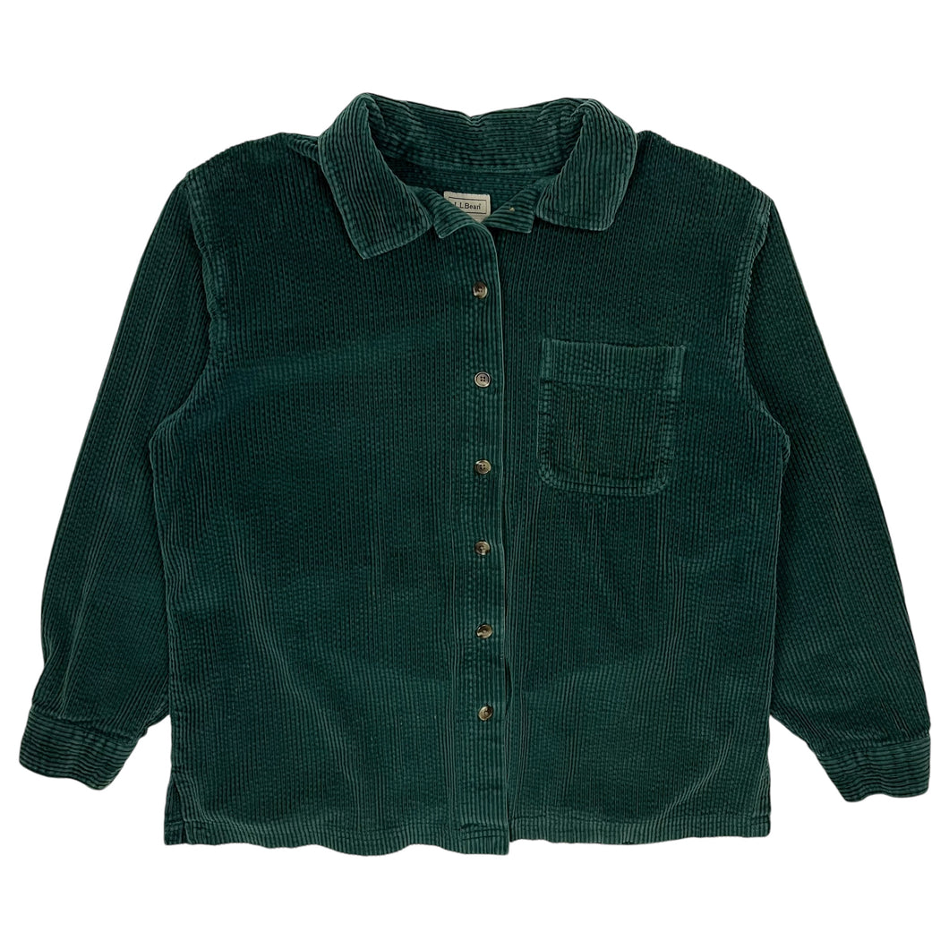 LL Bean Corduroy Button Up - Size M/L