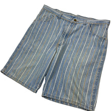 Load image into Gallery viewer, Wrangler Striped Denim Shorts - Size 38&quot;
