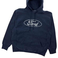 Load image into Gallery viewer, Ford Oval Logo Embroidered Heavyweight Pullover Hoodie - Size L
