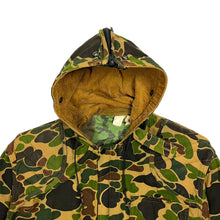 Load image into Gallery viewer, Duck Camo Hooded Hunting Jacket - Size M/L
