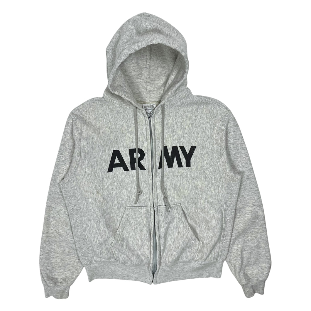 US Army Physical Fitness Zip Up Hoodie - Size L