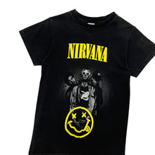 Load image into Gallery viewer, Nirvana Smiley Face Band Tee - Size M
