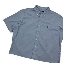 Load image into Gallery viewer, Ralph Lauren Pinstripe Raw Hem Button Down - Size L
