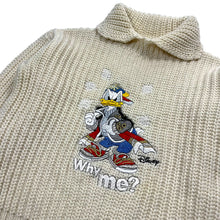 Load image into Gallery viewer, Segreta By Emmanuel Schvili Donald Duck Knit Sweater - Size S
