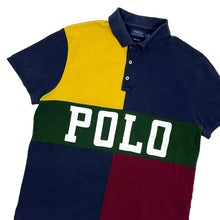 Load image into Gallery viewer, Polo By Ralph Lauren Colour-Blocked Knit Polo - Size M/L
