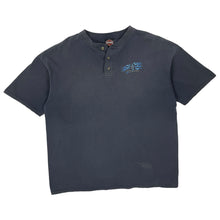 Load image into Gallery viewer, Harley-Davidson Henley Blue Flame Logo Tee - Size XXL
