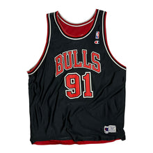 Load image into Gallery viewer, Champion Chicago Bulls Rodman 33 Reversible Basketball Jersey - Size XL
