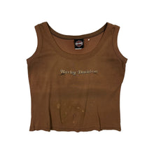 Load image into Gallery viewer, 2002 Destroyed Women&#39;s Harley-Davidson Tank - Size L
