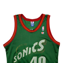 Load image into Gallery viewer, Champion Seattle Sonics Kemp 40 Basketball Jersey - Size L
