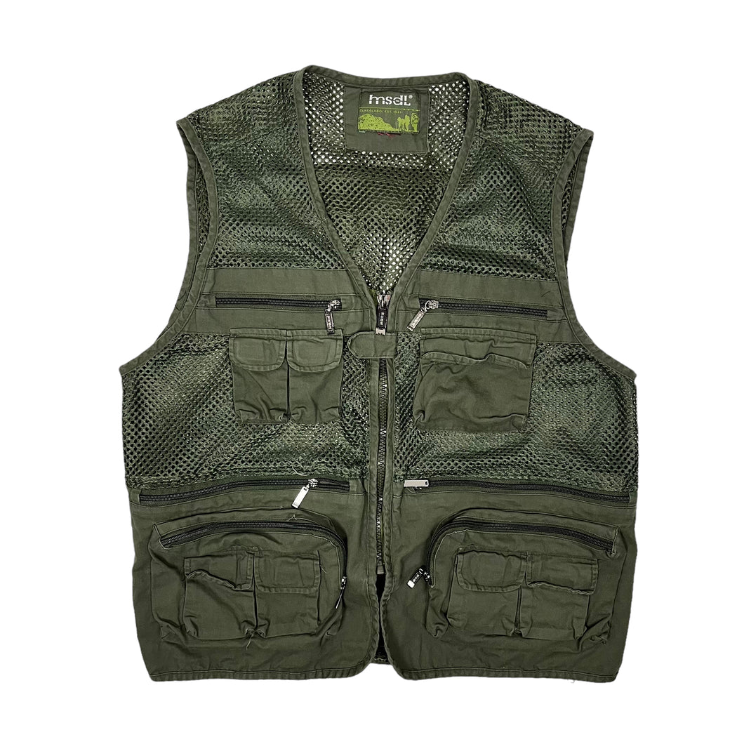 Mesh Tactical Safari Vest - Size L