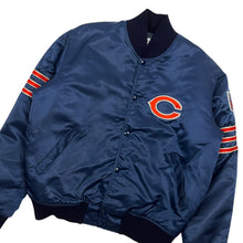 Load image into Gallery viewer, Chicago Bears Starter Pro Line Satin Bomber Jacket - Size L

