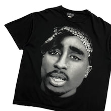 Load image into Gallery viewer, Tupac Airbrushed Portrait Tee - Size XL
