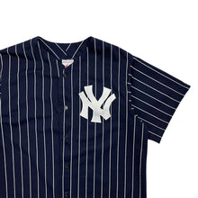 Load image into Gallery viewer, New York Yankees Pinstripe Mesh Majestic MLB Baseball Jersey - Size XL
