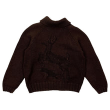 Load image into Gallery viewer, Chowichan Tonal Deer Knit Sweater - Size L
