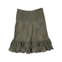 Load image into Gallery viewer, Women's Tonal Floral Ruffled Skirt -Size S
