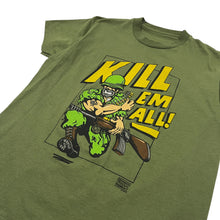 Load image into Gallery viewer, Kill Em All Army Cartoon Tee - Size M
