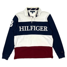 Load image into Gallery viewer, Tommy Hilfiger Spell Out Rugby Shirt - Size L
