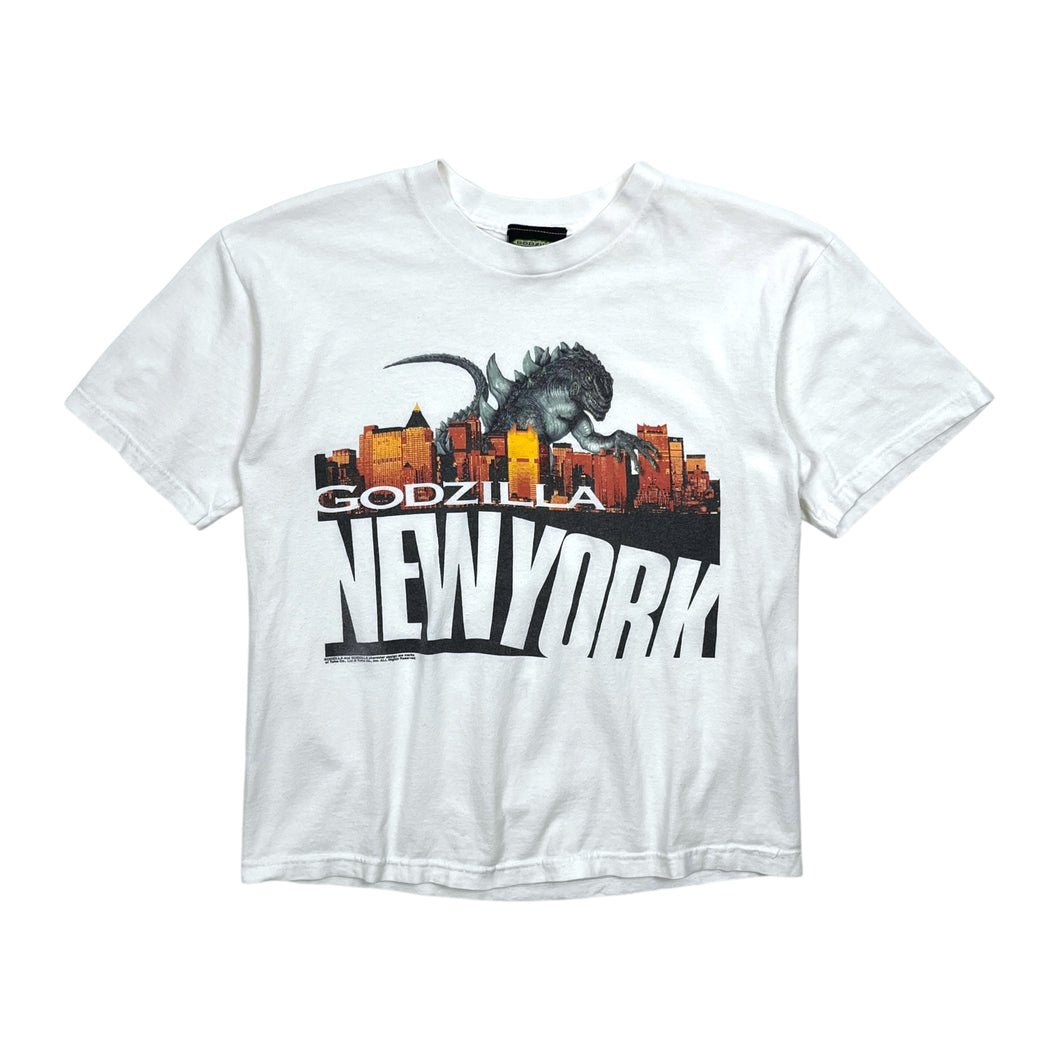 1998 Godzilla New York Movie Promo Tee - Size S