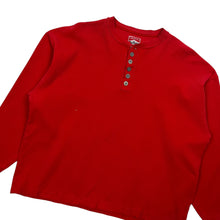 Load image into Gallery viewer, Marlboro Unlimited Ribbed Henley Long Sleeve -Size L
