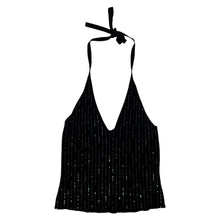 Load image into Gallery viewer, Women's Harley-Davidson Sequined Knit Halter Top - Size XL
