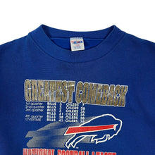 Load image into Gallery viewer, 1993 Buffalo Bills Greatest Comeback Crewneck Sweatshirt - Size M/L
