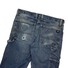 Load image into Gallery viewer, Distressed Dickies Carpenter Denim Jeans - Size 34&quot;
