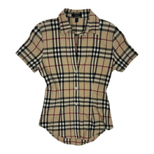 Load image into Gallery viewer, Women's Burberry London Nova Check Button Down Shirt - Size S
