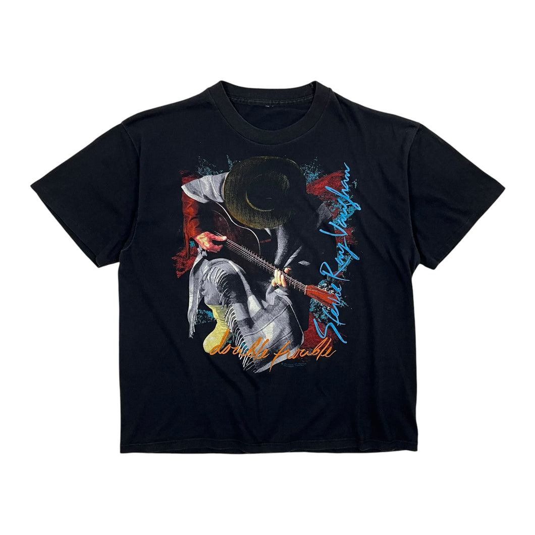 1989 Stevie Ray Vaughan Double Trouble Tee - Size M