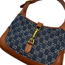 Load image into Gallery viewer, Gucci Jackie 1961 GG Denim Bag - O/S
