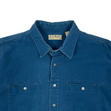 Load image into Gallery viewer, LL Bean USA Made Snap Button Up Shirt - Size XL
