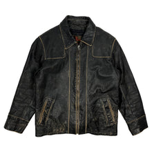 Load image into Gallery viewer, Danier Aged Leather Jacket - Size M/L

