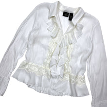 Load image into Gallery viewer, Women's Tailor Ruffled Top - Size L
