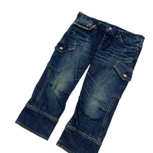 Load image into Gallery viewer, Women&#39;s Hysteric Glamour Studded Denim Capris - Size M
