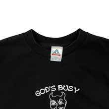 Load image into Gallery viewer, God's Busy Can I Help You? Tee - Size M/L
