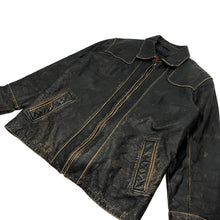 Load image into Gallery viewer, Danier Aged Leather Jacket - Size M/L
