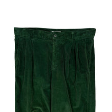 Load image into Gallery viewer, 1997 United Colours Of Benetton Pleated Corduroy Trousers - Size 38&quot;
