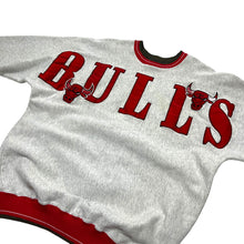 Load image into Gallery viewer, Chicago Bulls Jumbo Spellout Crewneck Sweatshirt - Size XL
