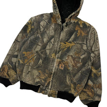 Load image into Gallery viewer, Carhartt Insulated Real Tree Camo Hooded Work Jacket - Size S/M
