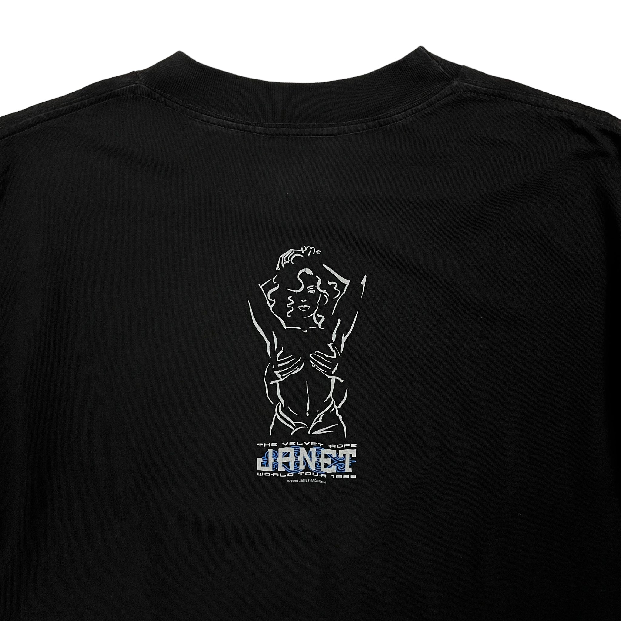1999 Janet Jackson The Velvet Rope World Tour Tee - Size XL 