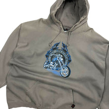 Load image into Gallery viewer, Fire Breather Chopper Flame Pullover Hoodie - Size XXL
